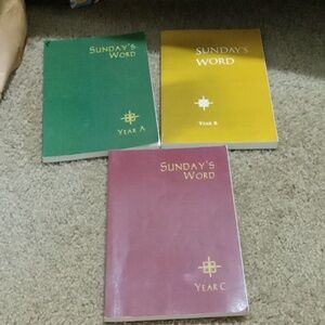 Sundays word books year a,b,c